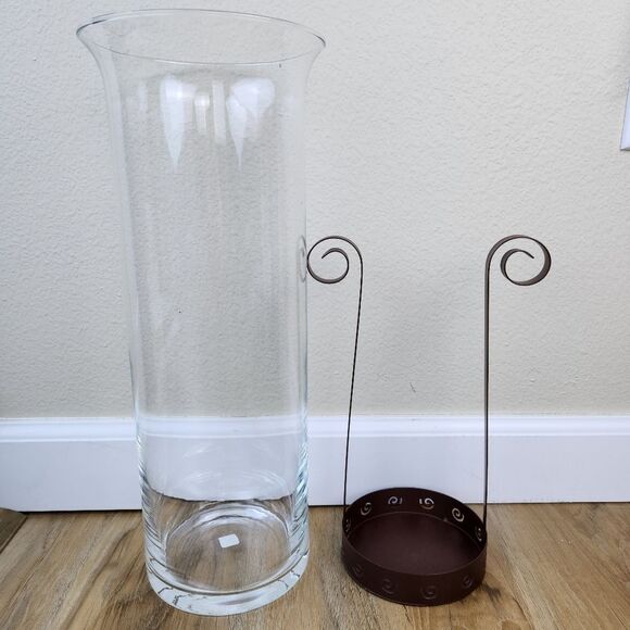 🩵PartyLite Sunesta Medium 13" Glass Hurricane - Picture 6 of 12